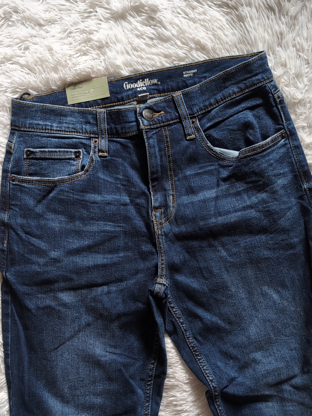 NWT Goodfellow & Co Blue Denim Straight Leg Flex Men's Jeans Size 30x32 - Picture 3 of 15